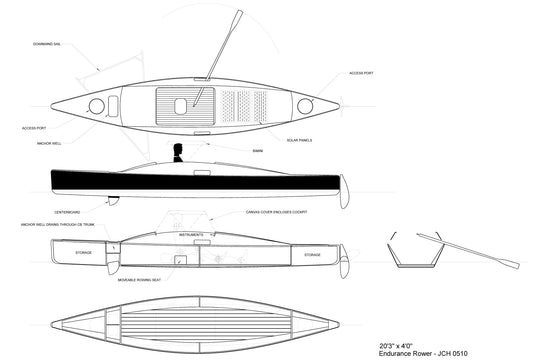 SKETCHBOOK: "Endurance Rowing Boat"
