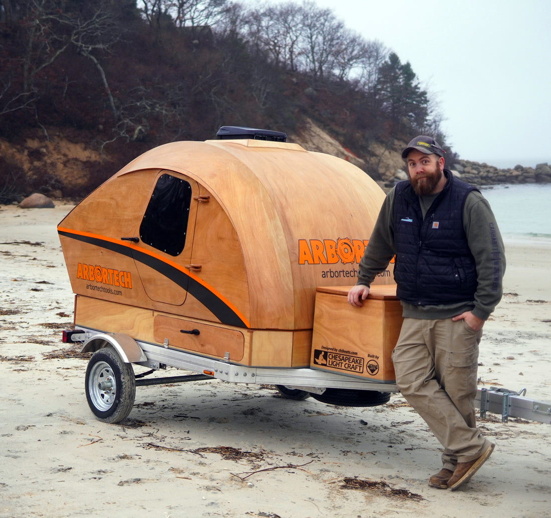 CLC Partners with Jackman Works and Arbortech to Build a CLC Teardrop Camper