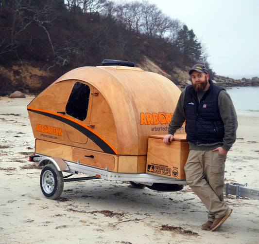 CLC Partners with Jackman Works and Arbortech to Build a CLC Teardrop Camper