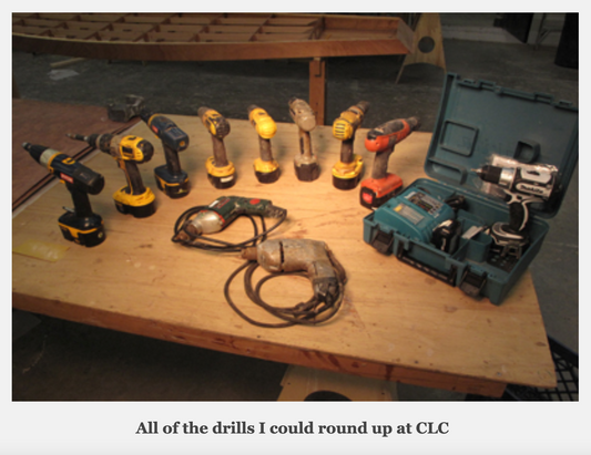 The Great Boatbuilder Cordless Drill Roundup