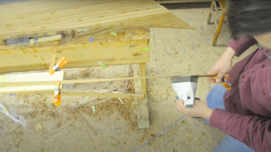 Installing a keel strip on a kayak