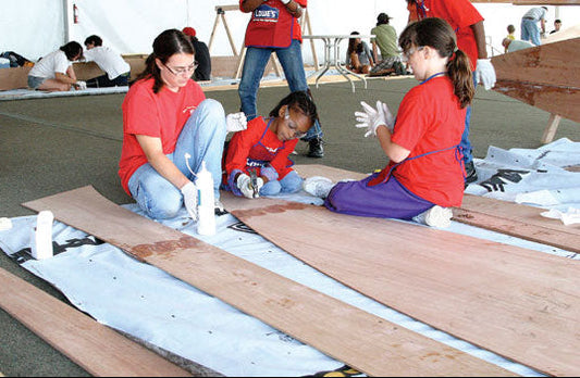 Building the Peace Canoe