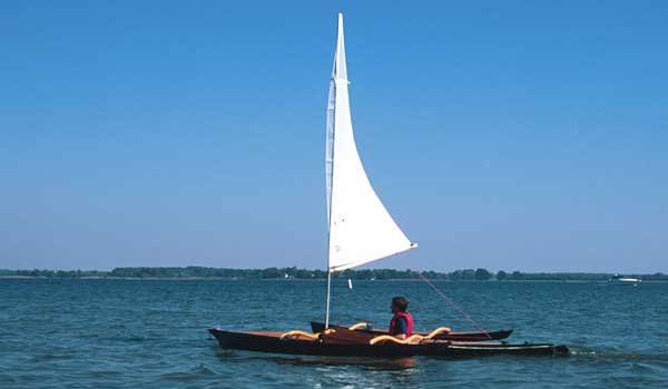 Show Full Screen Using the  CLC SailRig  gives you a  graceful and beautiful way to move through the water.