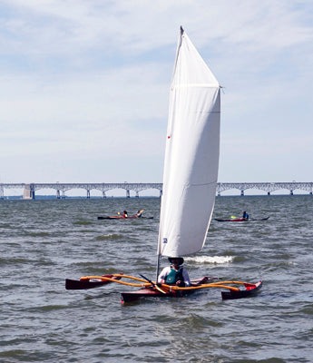 Show Full Screen Tacking is a smooth operation with a  CLC SailRig