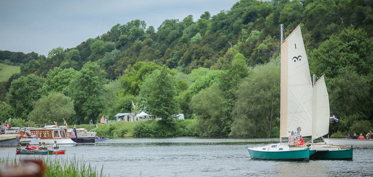 MANA is turning a few heads as she sails amongst the smaller craft.