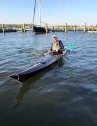 Ptrel SG kayak built and paddled by Alexander M.