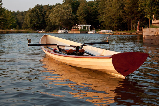 A late day portrait of a floating Annapolis Wherry built by Rick B.