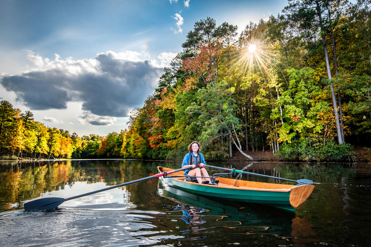 Annapolis Wherry on Swift Creek Reservoir, Richmond, VA. Built by David C. and daughter Natalie