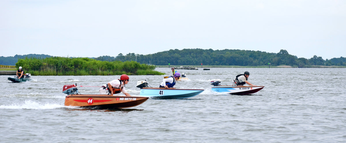 Cocktail Class Racers competing at Kent Island Yacht Club in Maryland.