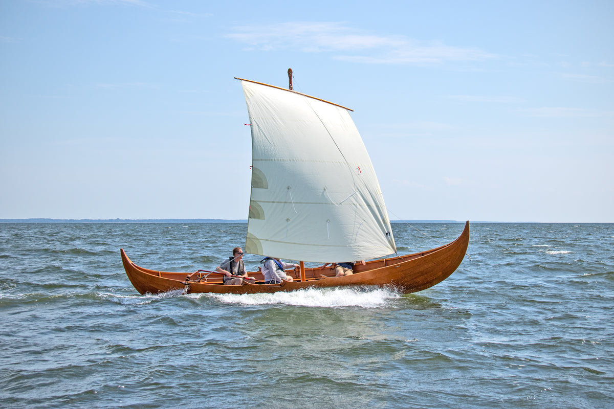 CLC Gislinge Boat Kit sailing the Eastern Chesapeake Bay.