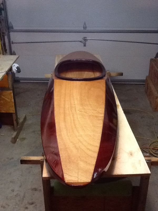 Matunuck Surf Kayak built by Leslie H.