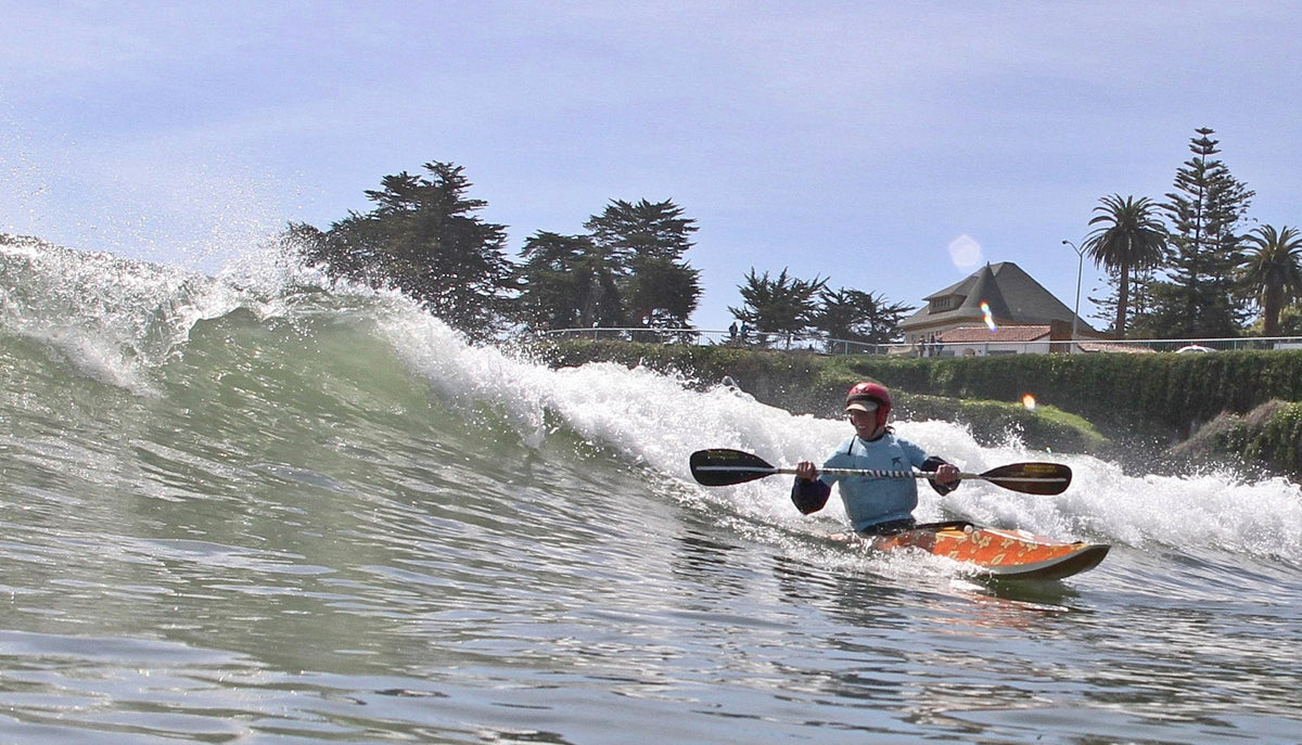 Matunuck built by Kevin L, surfing Cowell Beach, CA.