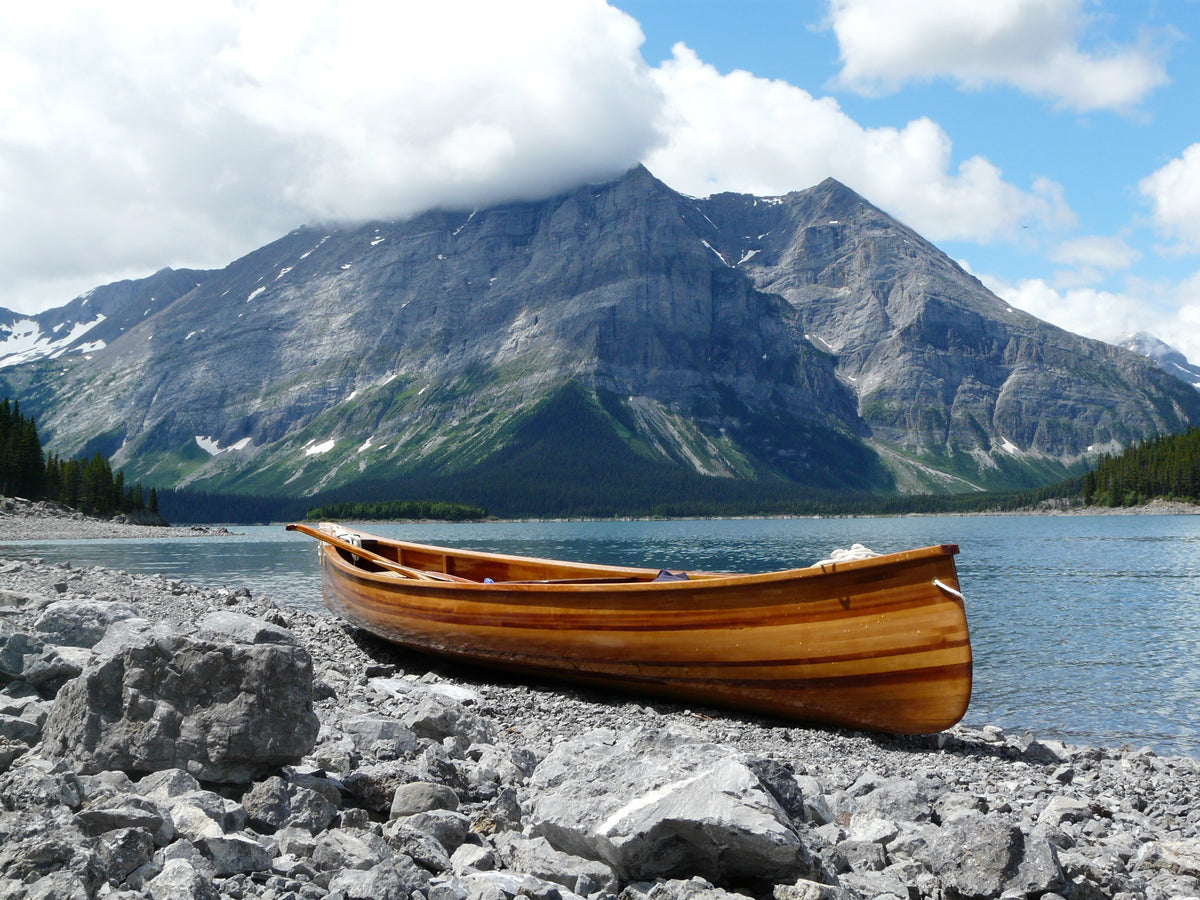 Mystic River Tandem Canoe built by Tim V, Coalhurst, Alberta, Canada.