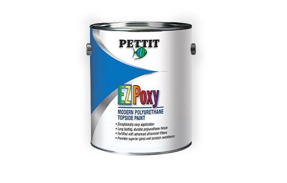 Pettit EZ-Poxy Polyurethane Topside Paint, Blue Ice / Quart