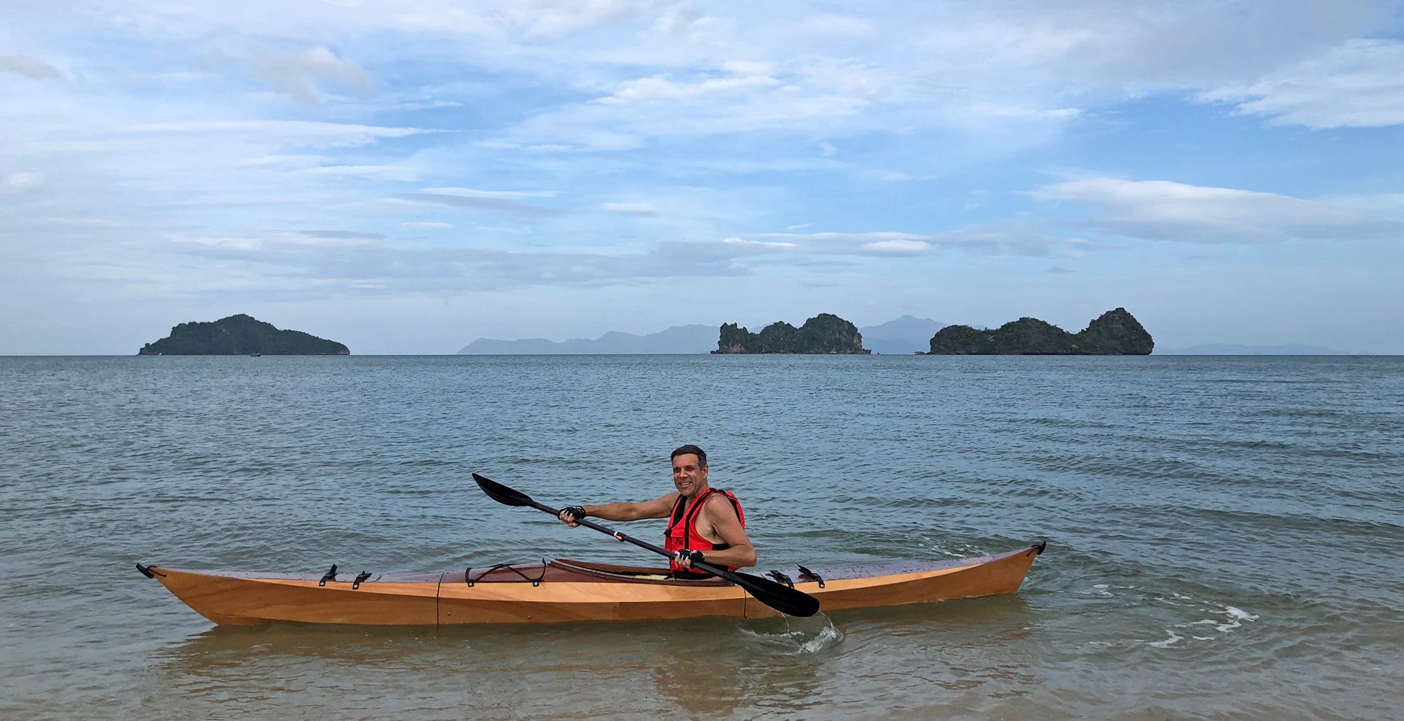Sectional Shearwater Sport built by David M, Langkawi, Malaysia