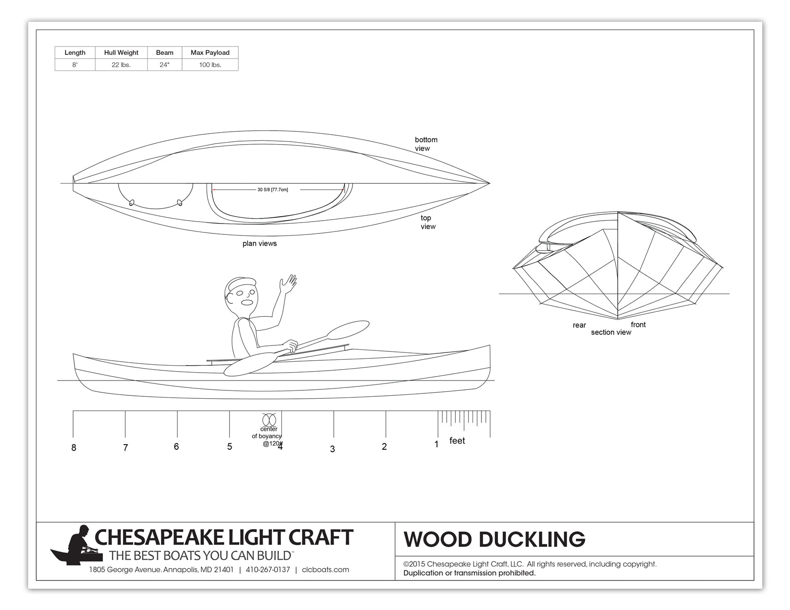 Wood Duckling 8 Study Plans - Emailed PDF