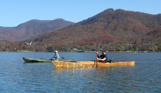 Zack P built this Chesapeake 17 Kayak that he calls Diamond in the Rough.
