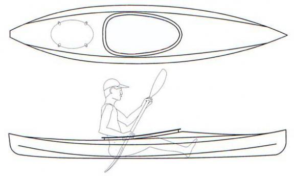 Kayak Drawing