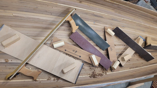 Simple Longboard Sanders for Cedar Strip Canoes and Kayaks