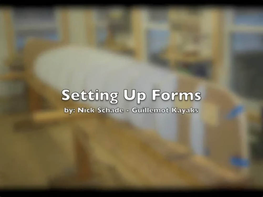 Strip Planking 05: Setting Up Forms for Strip-Built Kayaks [video]