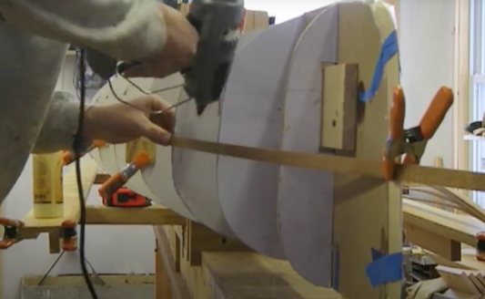 Strip Planking 06: Installing the First Strips [video]