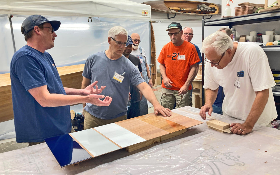 CLC finishing class discussing types of finish