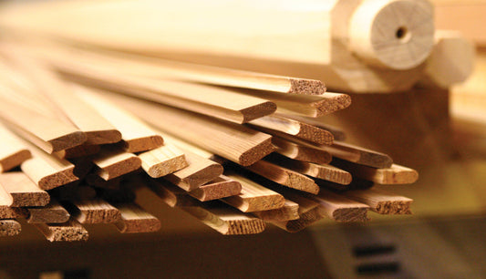 Cedar strips for strip-planking kayaks