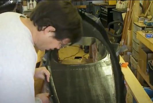Strip Planking 30: Glassing the Interior of the Coaming [video]