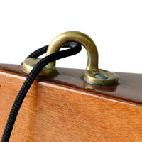 Bronze padeye installed on a kayak bow