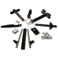 A full range of CLC's footbraces, rudders, and installation hardware.