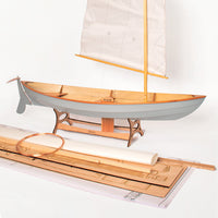 1:8 Scale Model Kit of the Skerry shown with kit contents