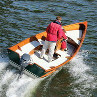 Peeler Skiff w/the center console option cursing at high speeds.