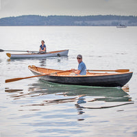 Northeaster Dory (foreground) & Annapolis Wherry (background).