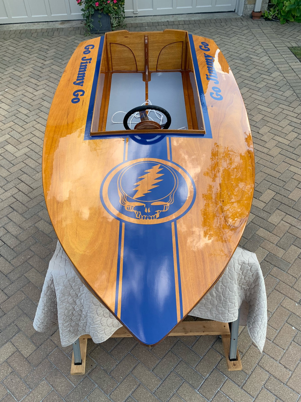 James W. customized his Cocktail Class Racer, GO JIMMY GO, with vinyl graphics cut by CLC.