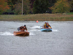 Aaron McWain, driver of the Cocktail Class Racer DARK N STORMY, is now leading the pack. Thumbnail