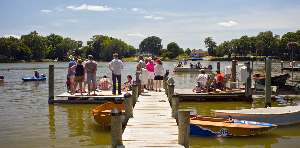 The observation pier during the CCWBRA-Harris Invitational.