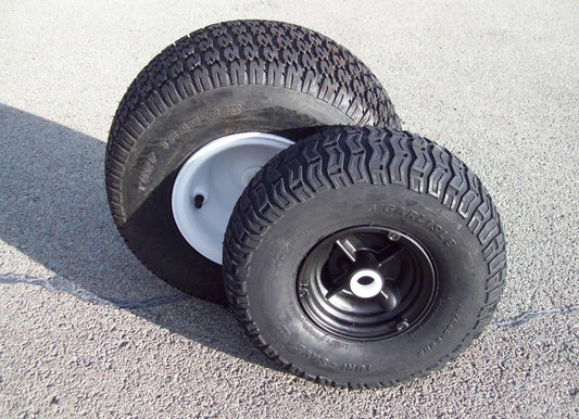 Trailex dolly Beach Wheel option and standard wheels.