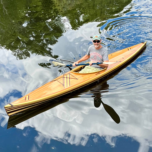 Great Auk 14 on Nequasset Lake, Woolwich, ME. Built by James R.
