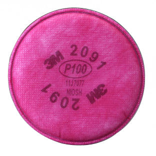 3M  P100 HEPA Particulate Filter Set
