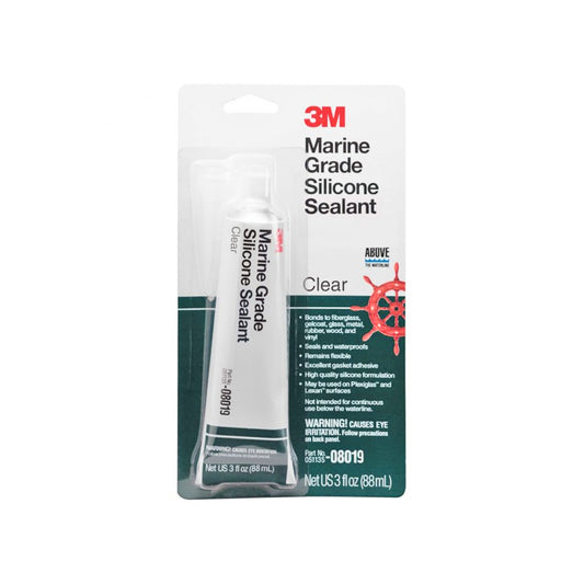 3M Marine Grade Silicone Sealant - Clear