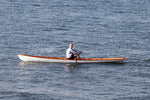 View of rower in an Annapolis Wherry seen from port side. Thumbnail
