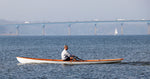 A solo rower in an Annapolis Tandem Wherry  Thumbnail
