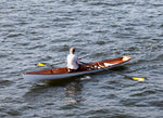 A man rowing an Annapolis Wherry Tandem Thumbnail