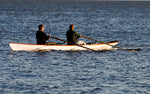 Two men rowing an Annapolis Tandem Wherry Thumbnail