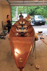 Final stages of construction and rigging of an Annapolis Wherry Tandem built by Chris L. Thumbnail