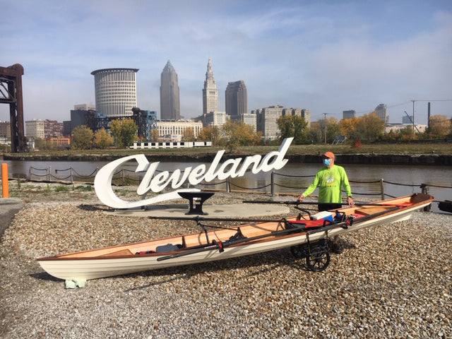An Annapolis Tandem Wherry built by Thomas W. on the bank of the Cuyahoga River in Cleveland, OH