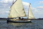 TERRAPIN, a lug-rigged Autumn Leaves canoe yawl, under sail Thumbnail