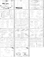 Plans set for the Autumn Leaves canoe yawl.  Thumbnail