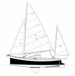 Autumn Leaves Canoe Standard Yawl CNC-cut Plywood Parts only Kit Thumbnail