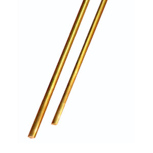 Brass Half Oval - Solid Back